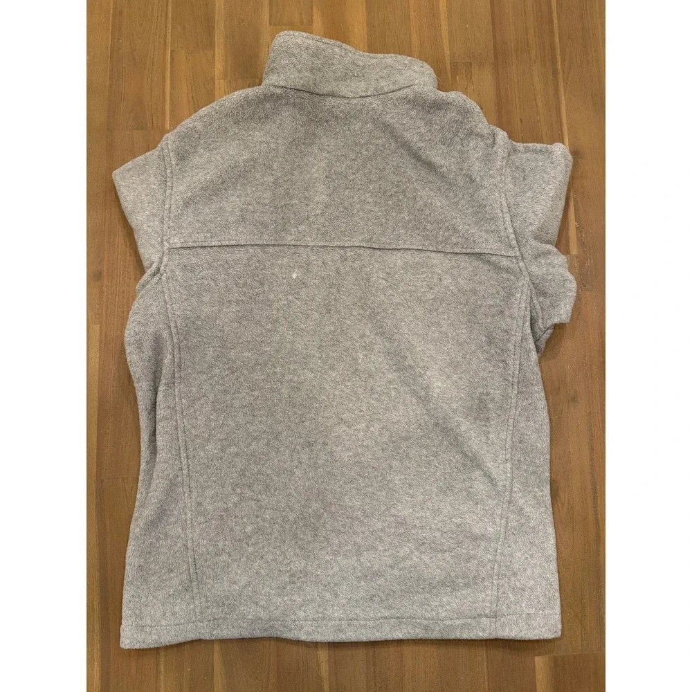 Columbia Women Fleece Full‎ Zip Jacket Light Gray Size M - Picture 2 of 6
